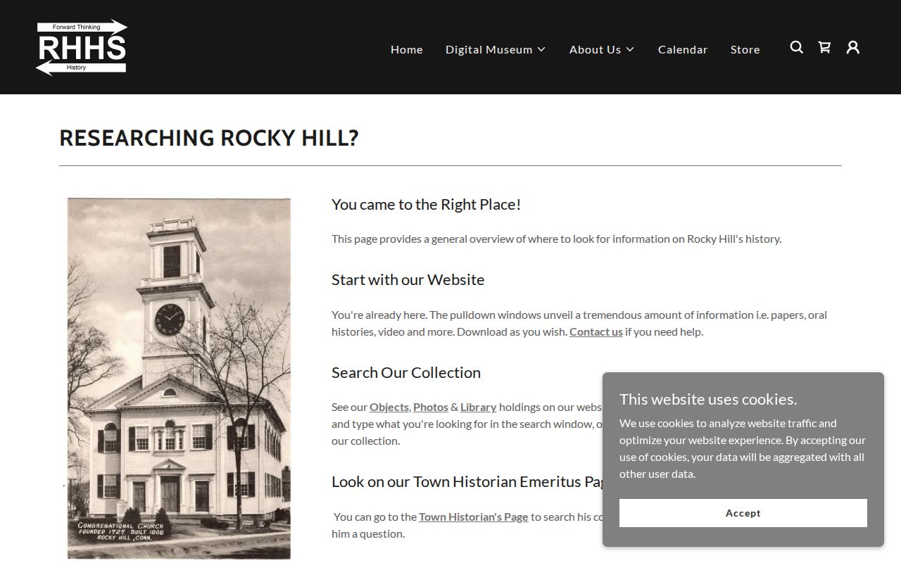 Rocky Hill city directory historical society Search Collection route