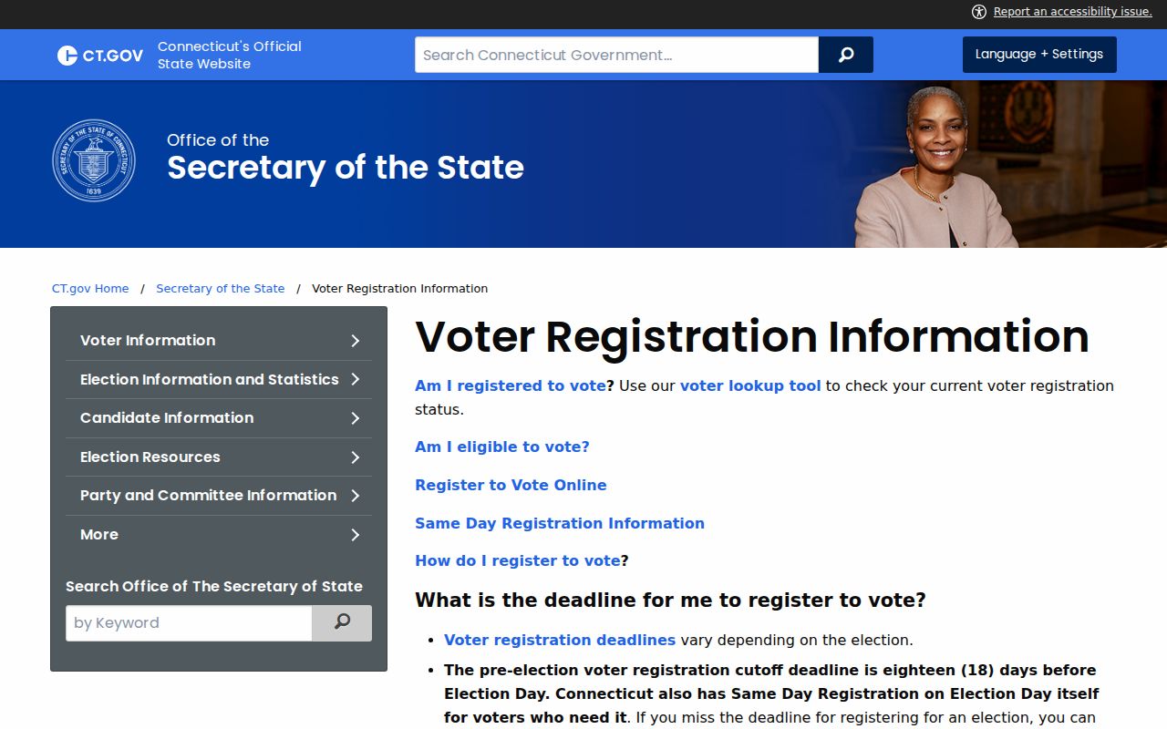 Rocky Hill residents directory voter information route