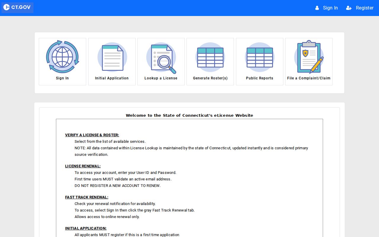 Rocky Hill residents directory professional license lookup route